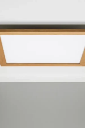 Eglo - LED RGBW dimbaar opbouwpaneel SALOBRENA-C WOOD LED/30,5W/230V 2700-6500K 64x64 cm bruin + afstandsbediening Bestel Nu