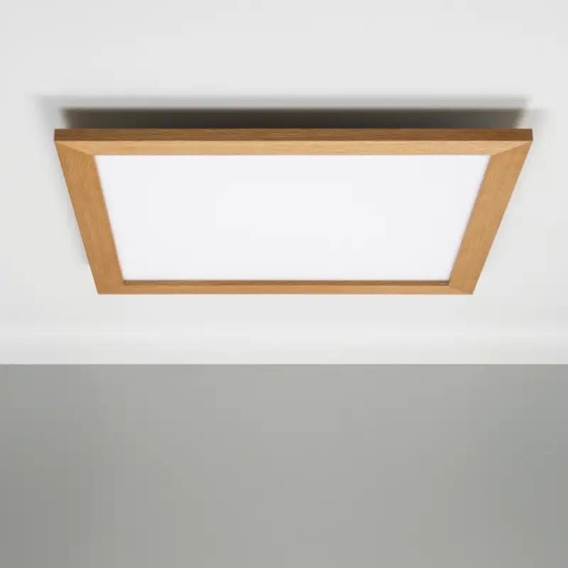 Eglo - LED RGBW dimbaar opbouwpaneel SALOBRENA-C WOOD LED/30,5W/230V 2700-6500K 64x64 cm bruin + afstandsbediening Bestel Nu