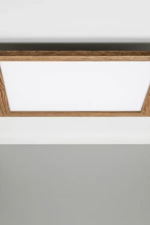 Eglo - LED RGBW dimbaar opbouwpaneel SALOBRENA-C WOOD LED/30,5W/230V 2700-6500K 64x64 cm bruin + afstandsbediening Koop Vandaag