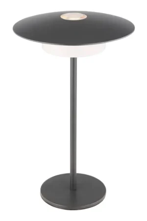 Globo - LED Buiten Oplaadbare Touch Tafellamp LED/3W/3,7V 1800/2700/3000K IP44 1800 mAh grijs Gratis Retour
