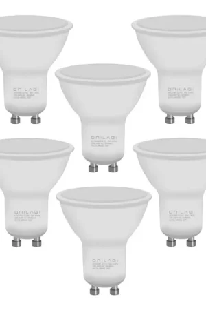 SET 6x LED Lamp ECOLINE GU10/6W/230V 4000K - Brilagi Betrouwbaar