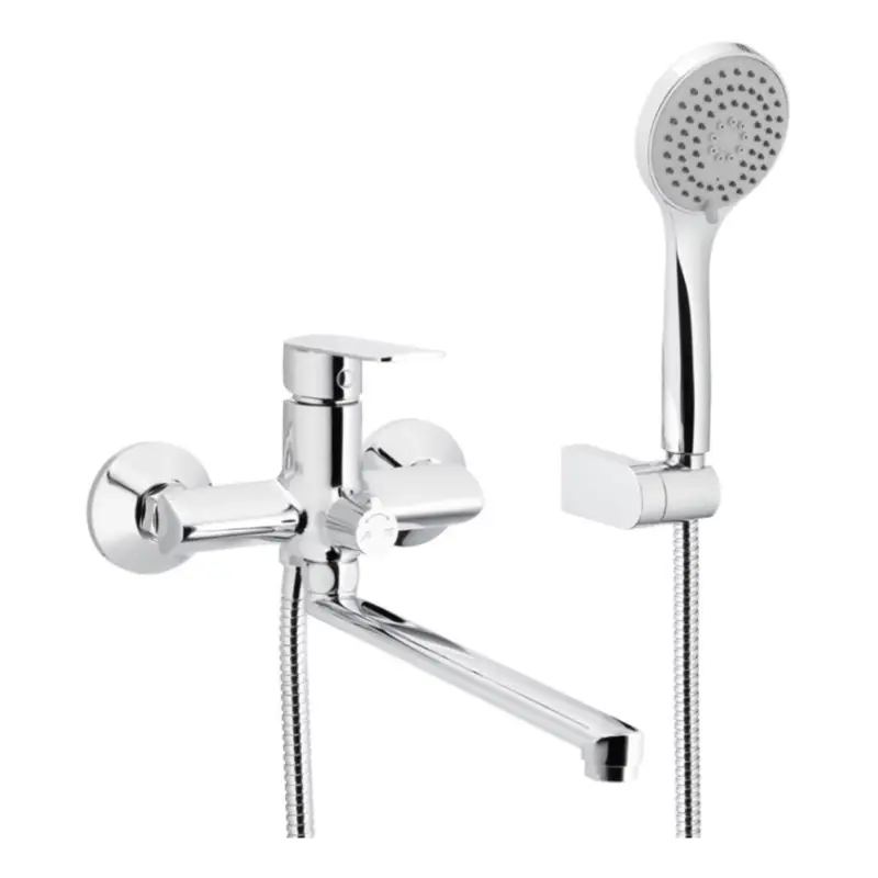 Koopje KFA Armatura 4428-715-00 - Badset met kraan AGAT glanzend chroom