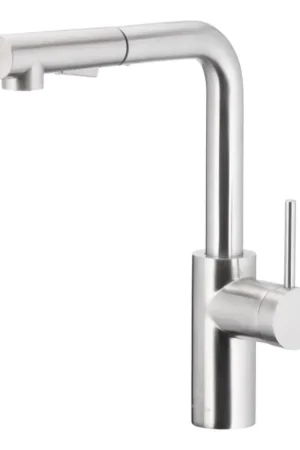 KFA Armatura 6623-110-22 - Kraan voor gootsteen met uittrekbare sproeier DUERO BASIC roestvrij Must-Have