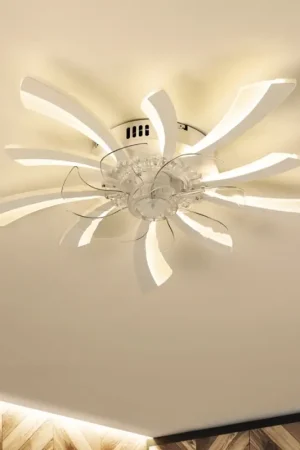 Brilagi - LED dimbare plafondlamp met ventilator LED/50W/230V 3000-6500K wit + afstandsbediening Koopje