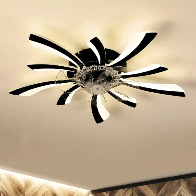 Brilagi - LED dimbare plafondlamp met ventilator LED/50W/230V 3000-6500K zwart + afstandsbediening Koop Online
