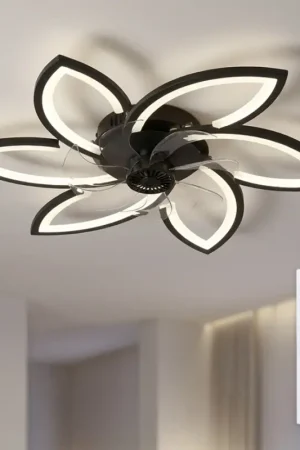 Brilagi - LED dimbare plafondlamp met ventilator LED/50W/230V 3000-6500K zwart + afstandsbediening Laatste Kans