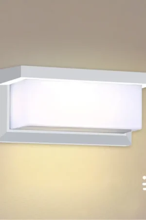 Aanbieding Brilagi - LED Wandlamp voor buiten met sensor BRICKY LED/12W/230V wit IP54