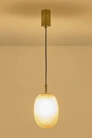 Aanbieding Hanglamp aan een koord 1xE14/25W/230V wit diameter 15 cm