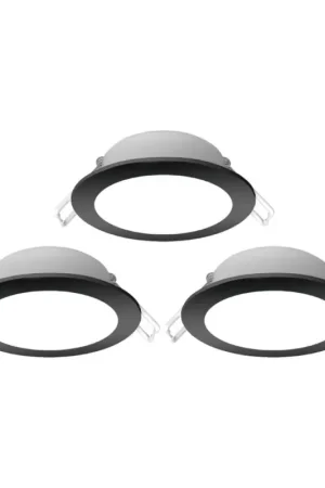 Beperkte Voorraad Aigostar - SET 3x Hangende LED plafondverlichting voor buiten LED/4,8W/230V 4000K IP65 zwart