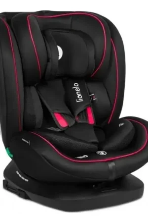 Veilige Betaling Lionelo - Kinderautostoel BASTIAAN i-Size 40-150 cm zwart/rood