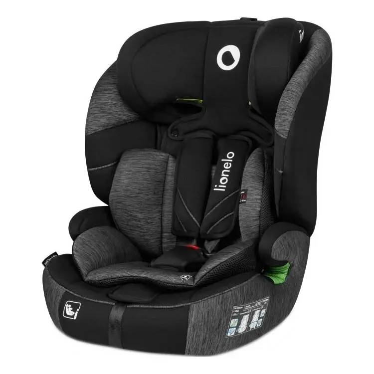 Lionelo - Autostoel LEVI ONE i-Size 76-150 cm zwart/grijs Dagaanbieding