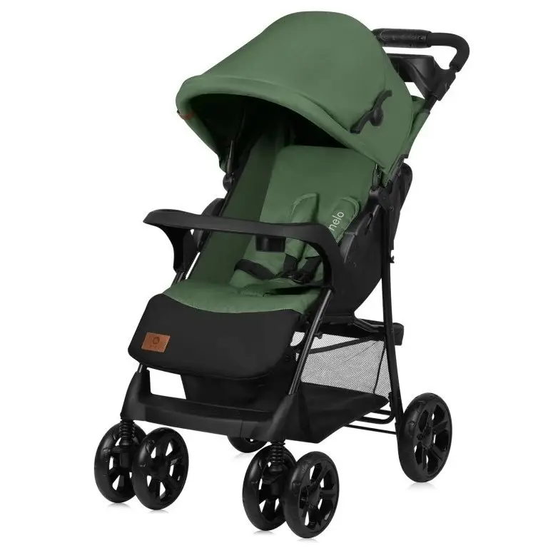 Lionelo - Sportieve kinderwagen EMMA PLUS groen/zwart Merkproduct