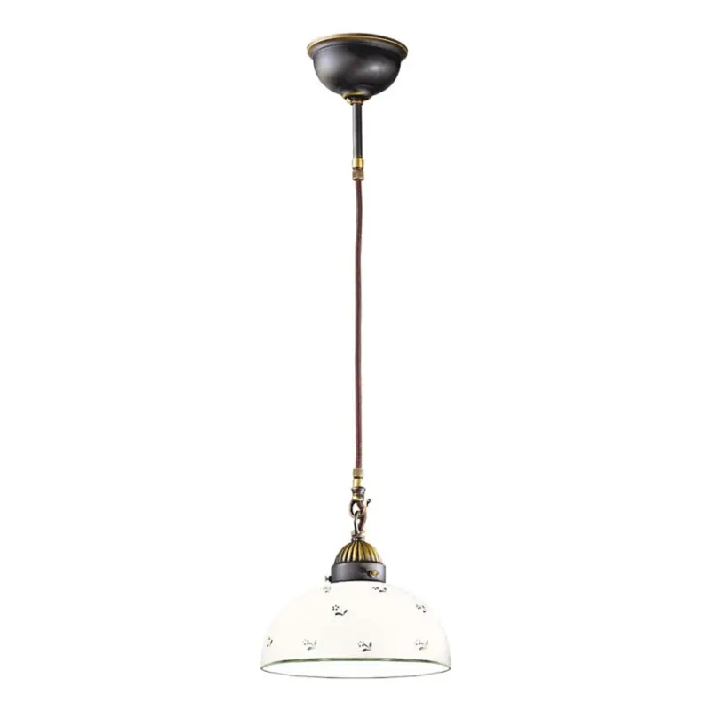 Actieprijs Kolarz 731.30.20 - Hanglamp aan een koord NONNA 1xE27/75W/230V diameter 20 cm groen