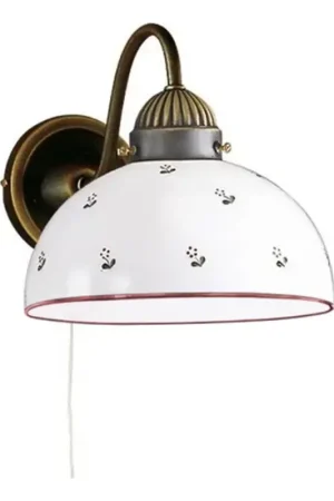 Bestseller Kolarz 731.61.69 - Wandlamp NONNA 1xE27/75W/230V rood