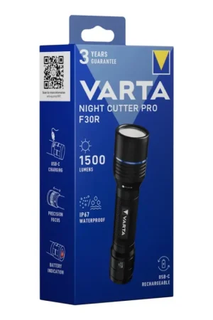 Nieuw Varta 18921101111 - LED oplaadbare zaklamp NIGHT CUTTER PRO F30R LED/USB IP67 2600 mAh