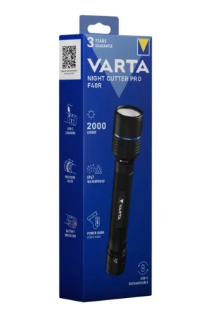 Fabrieksprijs Varta 18922101111 - Oplaadbare LED-zaklamp met geïntegreerde powerbank NIGHT CUTTER PRO F40R LED/USB IP67 5200 mAh