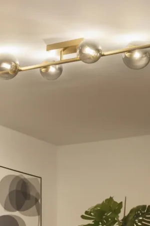 Aanbieding Brilagi - LED Bevestigde Hanglamp MILLA 4xG9/3W/230V goud/gerookt