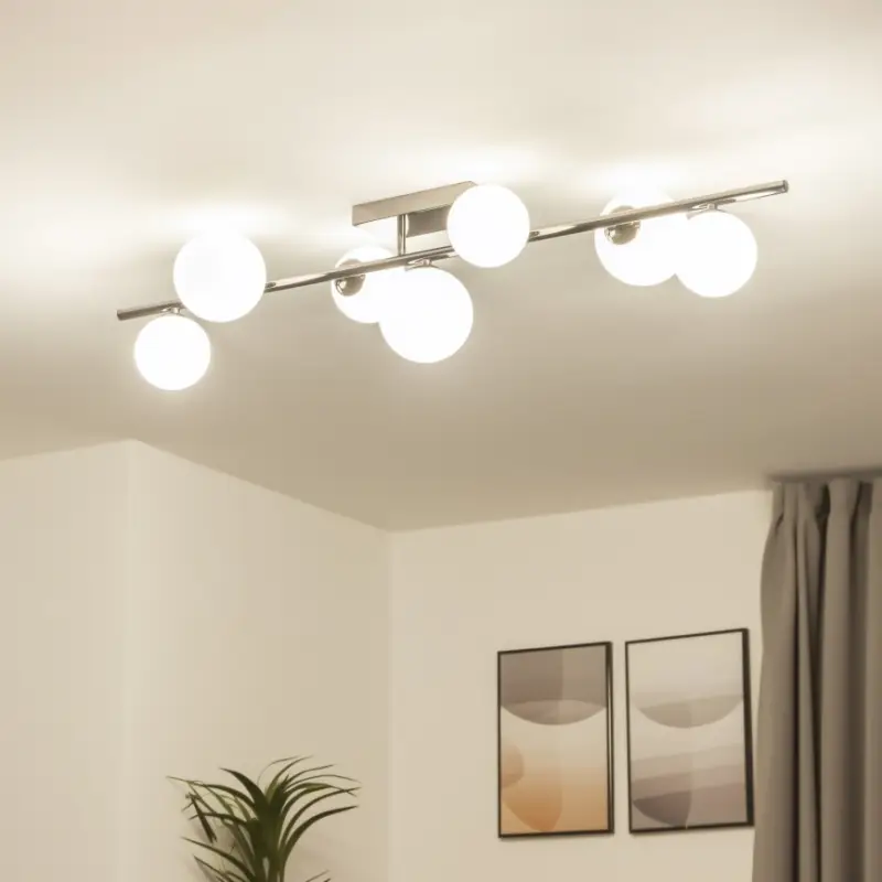 Aanbieding Brilagi - LED opbouwlamp MILLA 7xG9/3W/230V zwart chroom/wit