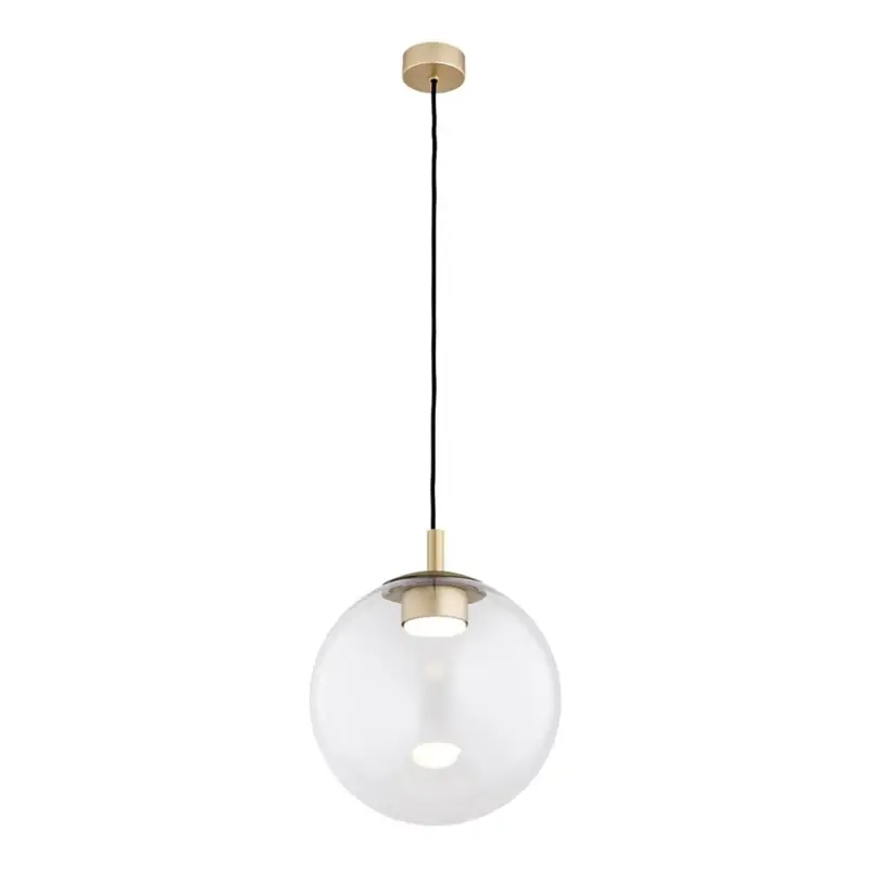Argon 8828 - Hanglamp aan een koord SACRAMENTO 1xGX53/8W/230V doorzichtig/goud Actieprijs