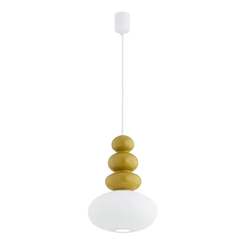 Argon 8821 - Hanglamp aan een koord DIEGO 1xGU10/5W/230V wit/bruin Direct Beschikbaar