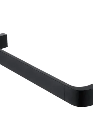 NIMCO NKC 30035-90 - Handdoekhouder voor aan de muur NIKAU 39 cm mat zwart Populair