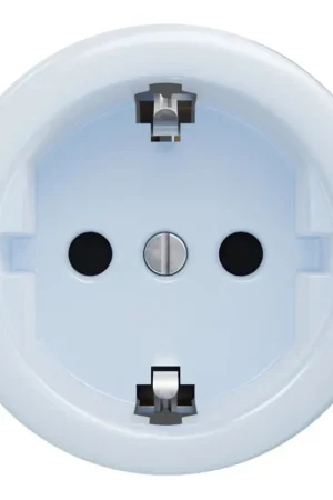 Exclusieve Aanbieding Kliklap - Retro huishoudelijk stopcontact zonder frame SCHUKO 230V/16A blauw