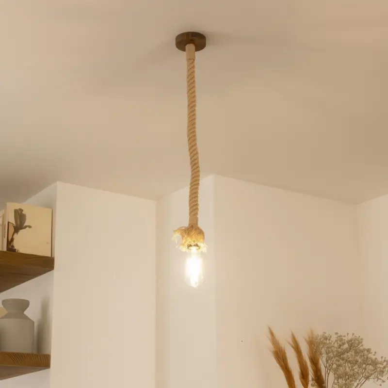 Hoge Kwaliteit Brilagi - Hanglamp aan een koord KOS 1xE27/60W/230V beuken