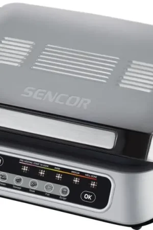 Direct Beschikbaar Sencor - Contactgrill 2100W/230V mat chroom