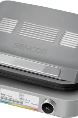 Sencor - Contactgrill 2100W/230V mat chroom Nieuw