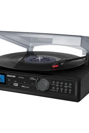 Hete Deal Sencor - Platenspeler met USB/SD/FM 8W/230V + afstandsbediening