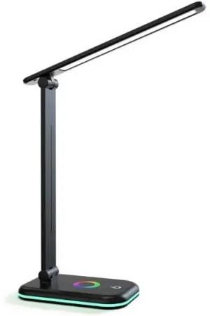 Bestseller LED RGBW Dimbaar tafellamp NOBLITE LED/7W/5V 3000/4000/6500K zwart