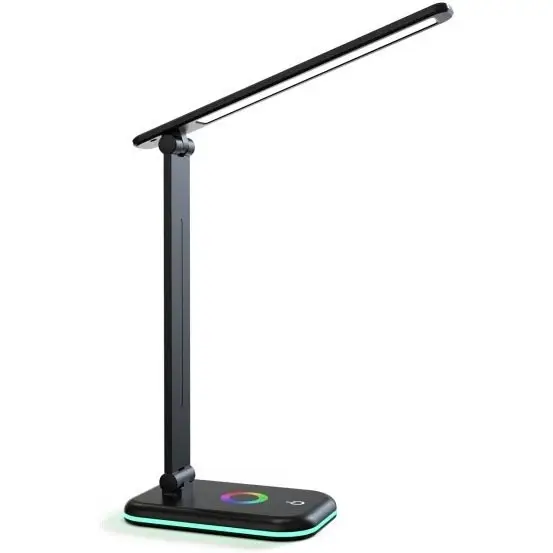 Bestseller LED RGBW Dimbaar tafellamp NOBLITE LED/7W/5V 3000/4000/6500K zwart