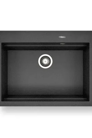 Betrouwbaar Pyramis 70094201 - Keukenspoelbak SIROS 67x51,5 cmgraniet/zwart
