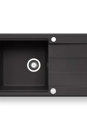 Betrouwbaar Pyramis 70167101 - Keukenspoelbak SPARTA PLUS LUX 78x48 cm graniet/zwart
