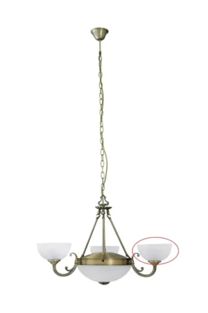 Merkproduct Rabalux - Vervangingsglas voor kroonluchter MARLENE E14