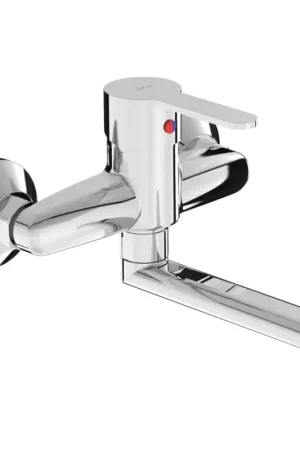 JIKA H3111Z70042201 - Wastafelmengkraan LYRA 15x20,1 cm glanzend chroom Bestseller