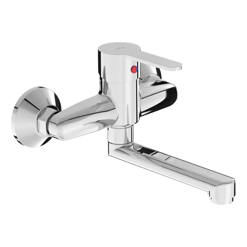 JIKA H3111Z70042201 - Wastafelmengkraan LYRA 15x20,1 cm glanzend chroom Bestseller