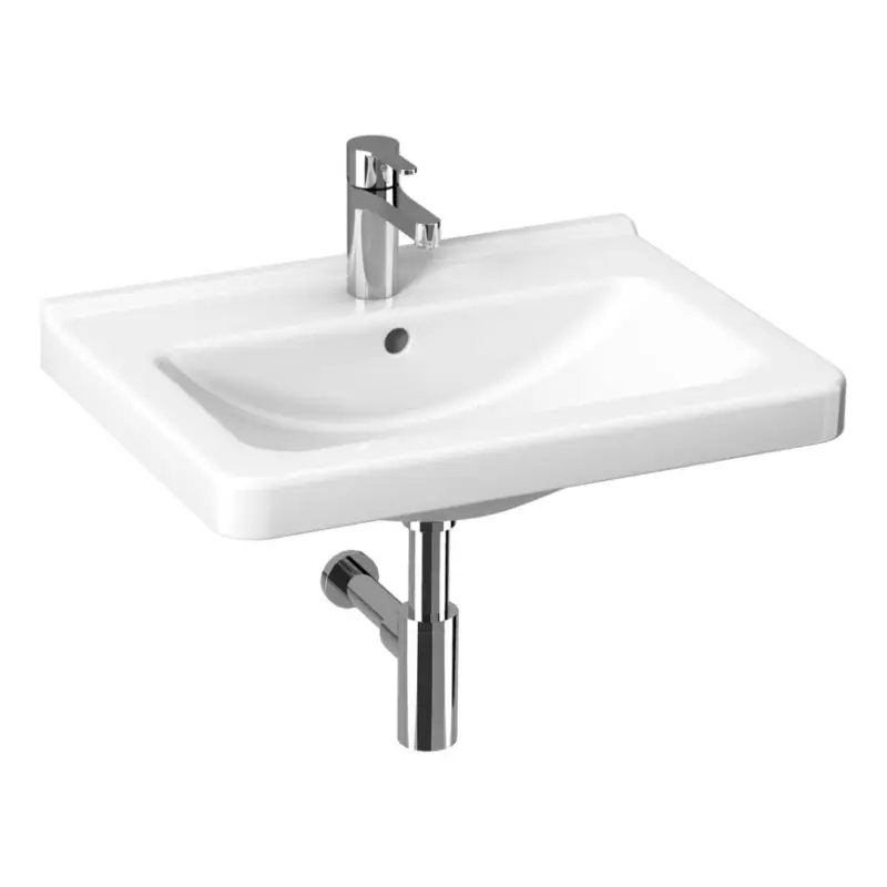 JIKA H8104230001041 - Hangend wastafel CUBITO 60x45 cm keramiek/wit Premium