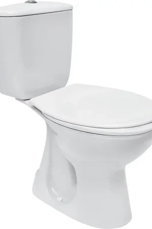 Korting Cersanit K08-029 - Staand toilet met toiletzitting PRESIDENT keramiek/wit
