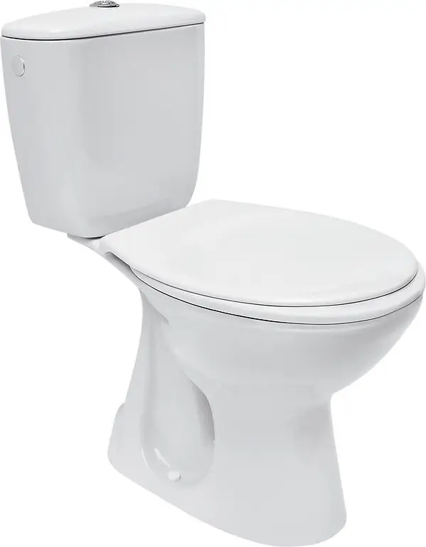 Korting Cersanit K08-029 - Staand toilet met toiletzitting PRESIDENT keramiek/wit