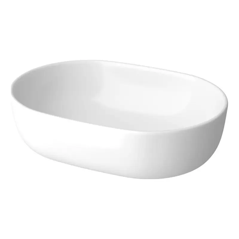 Alleen Vandaag Cersanit K116-049 - Opbouwwastafel MODUO 35,5x50 cm keramiek/glanzend wit