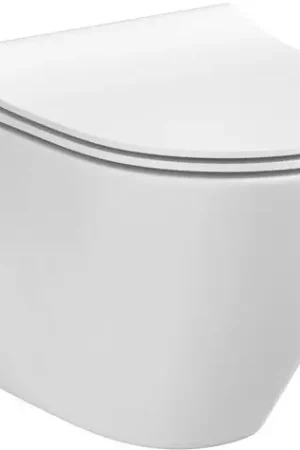 Cersanit K701-104 - Hangend toilet met zitting CITY OVAL keramiek/wit Bestel Nu