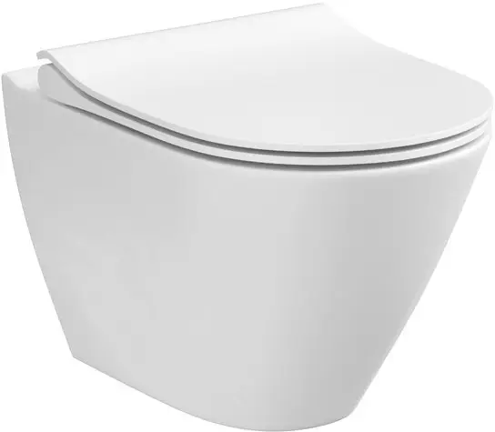 Cersanit K701-104 - Hangend toilet met zitting CITY OVAL keramiek/wit Bestel Nu