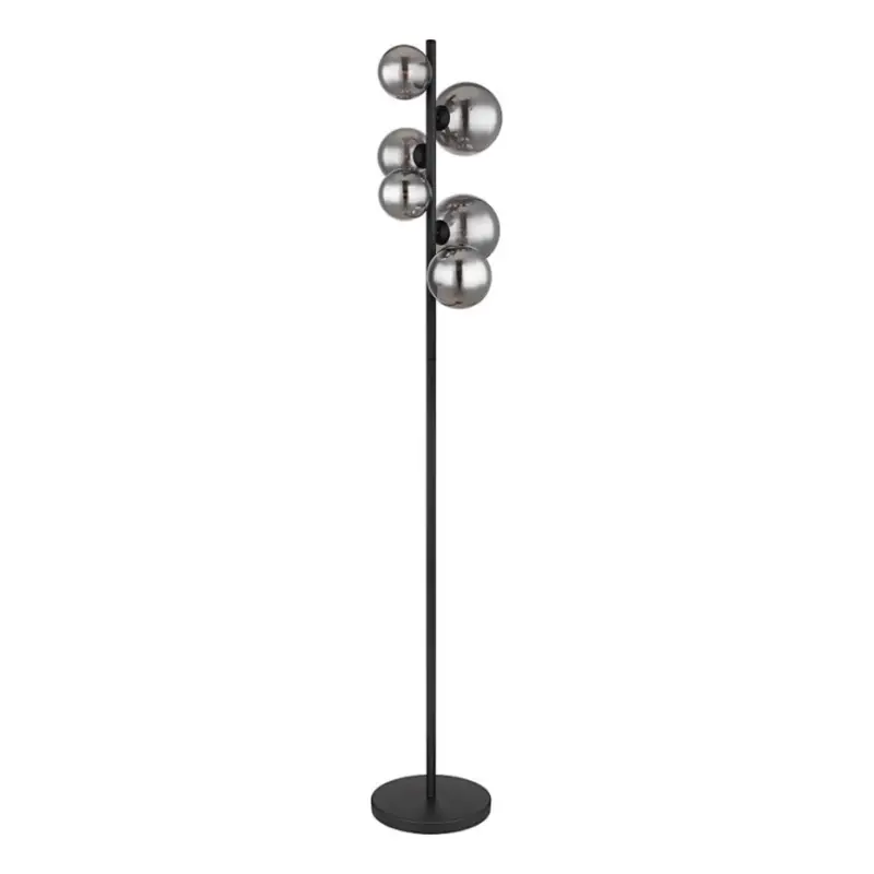 Globo - Staande LED Lamp 6xG9/3,5W/230V gerookt/zwart Uitverkoop