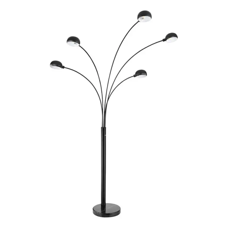 Express Levering Globo - Staande lamp 5xE14/40W/230V zwart