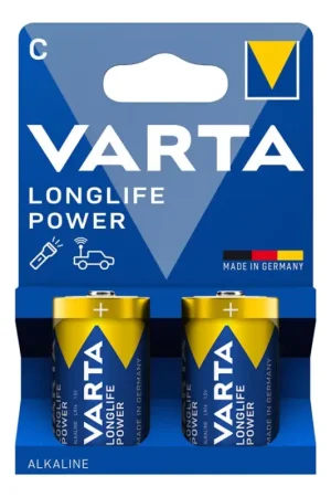 Gratis Retour Varta 4914121422 - 2 stuks Alkaline batterijen LONGLIFE POWER LR14/C 1,5V