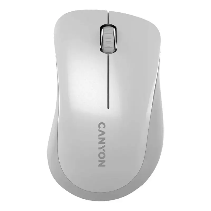 Canyon - Draadloze optische muis met Pixart-sensor MW 1200 DPI 2xAAA wit Finale Uitverkoop