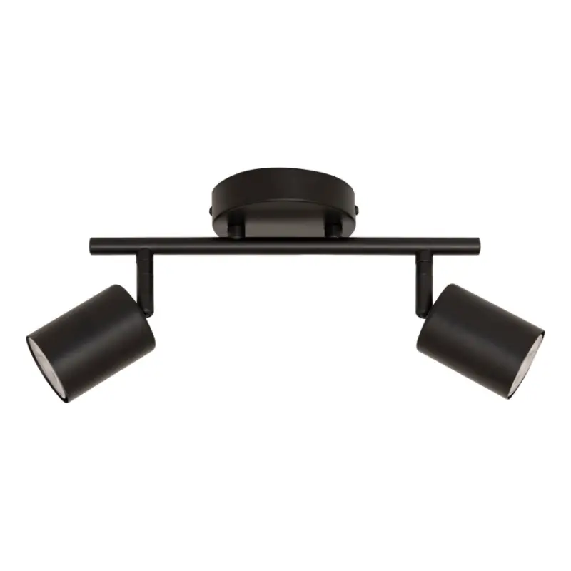 Atmosphera - Plafondspot VICO 2xGU10/25W/230V zwart Korting
