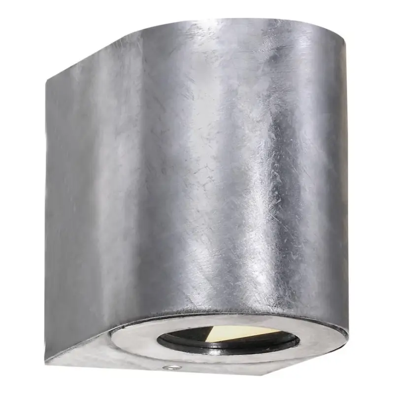 Nordlux - LED buitenwandlamp CANTO 2xLED/6W/230V IP44 zilver Actieprijs