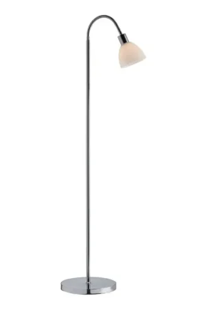 Nordlux - Staande lamp RAY 1xE14/25W/230V glanzend chroom 153,5 cm Finale Uitverkoop